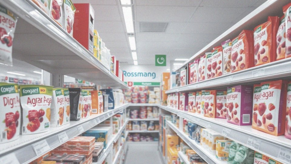 Jakie są dostępne rodzaje galaretek z agarem w Rossmannie?