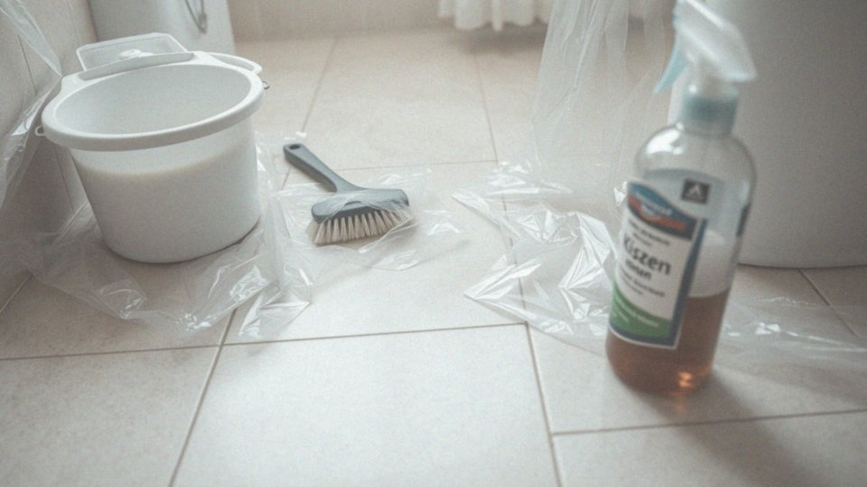 Jakie są wstępne kroki do usunięcia fugi z płytki?