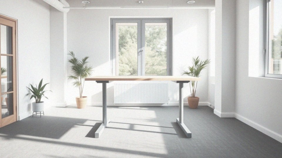 Jakie są minimalne i maksymalne wysokości regulowanych biurek?