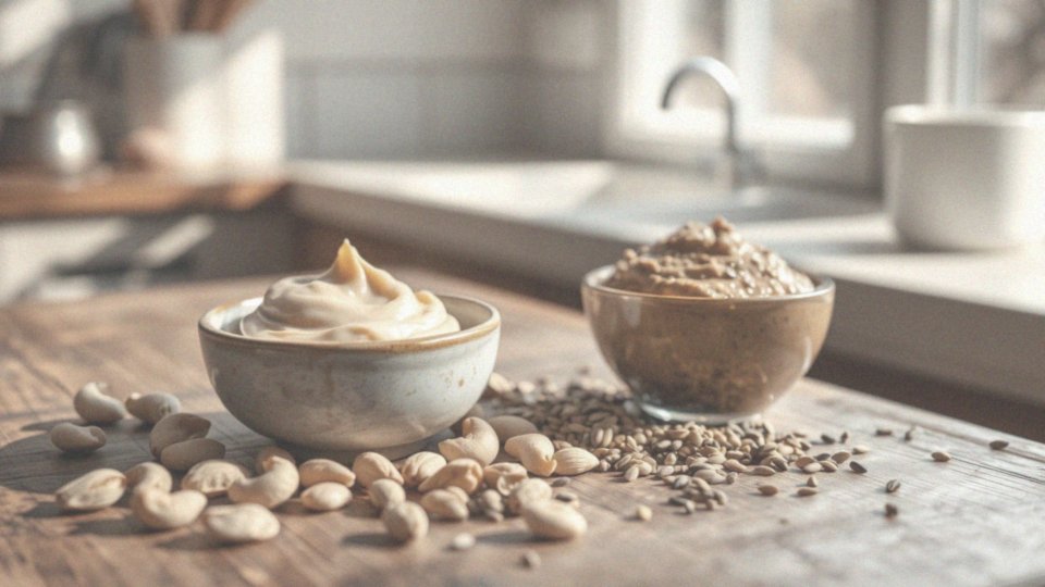 Jak smakuje masło nerkowca w porównaniu do tahini?