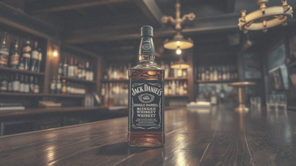 Jakie informacje znajdują się na butelce Jack Daniel's Single Barrel?