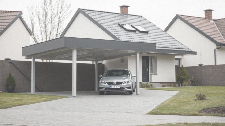 Jakie są zalety wiaty garażowej przylegającej do budynku?
